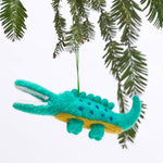 Alligator Felt Ornament