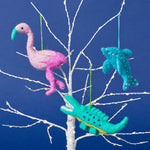 Flamingo Felt Ornament