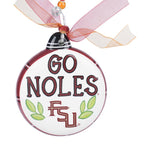 Florida State Ceramic Puff Ornament