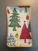 Festive Trees Jewelry Tray