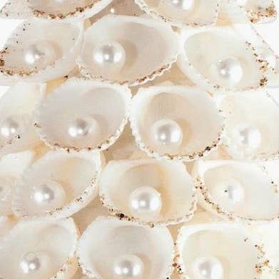 Clamrose Shell Beaded Christmas Tree Ornament