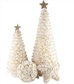 Clamrose Shell Christmas Tree, Assorted Sizes