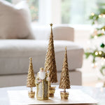 Antique Gold Topiary Trees, Assorted Sizes