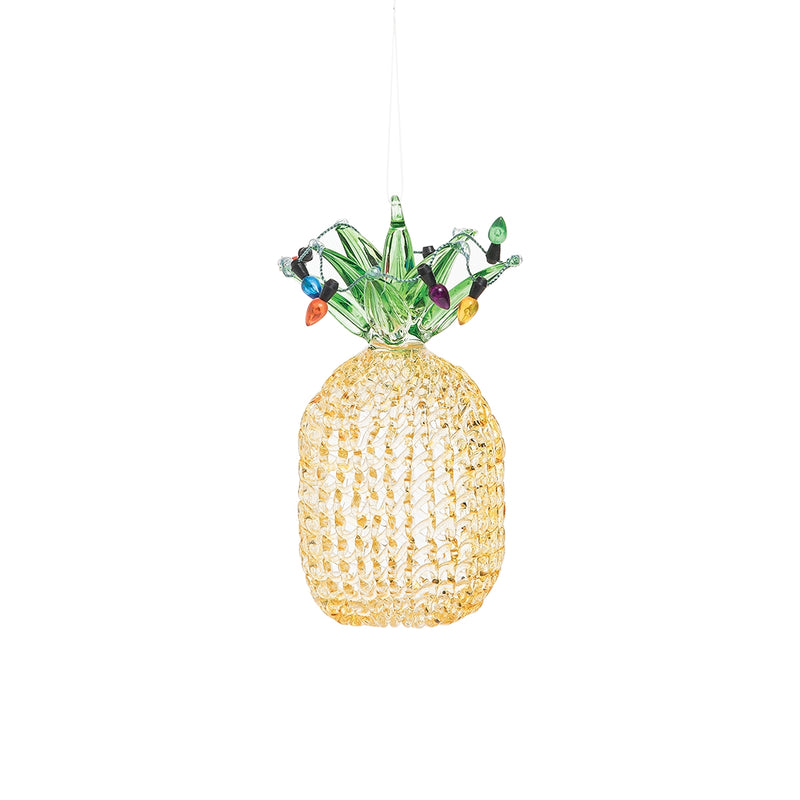 Pineapple Spun Glass Ornament