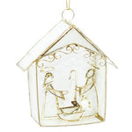 Capiz Shell Nativity Ornament