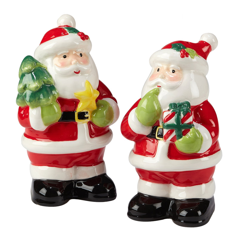 Jolly Santa Salt & Pepper Shaker Set