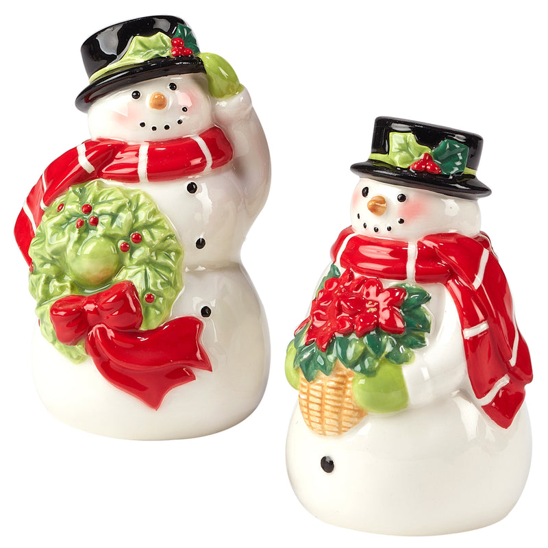 Snowman Salt & Pepper Shaker Set