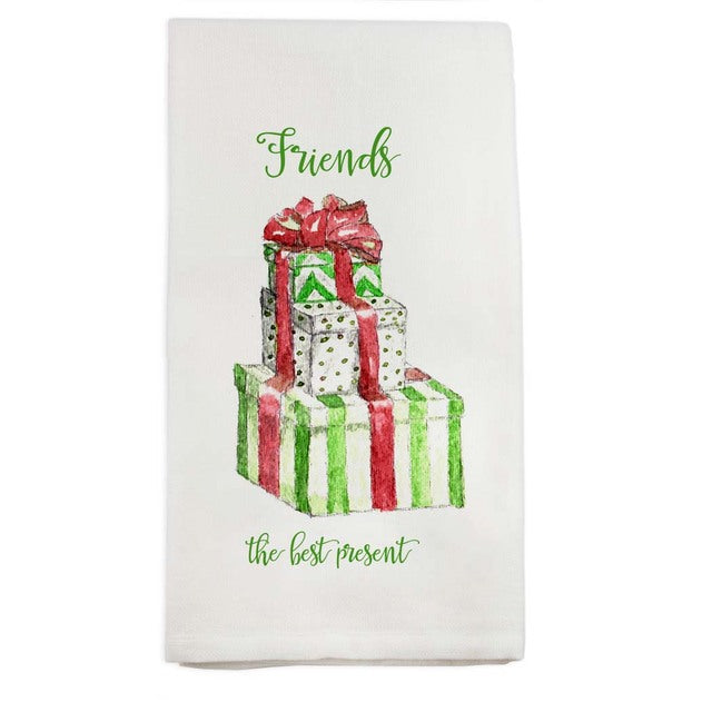 "Friends, The Best Present" Towel