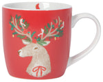 Reindeer Mug and Spoon Rest Set, Set of 2