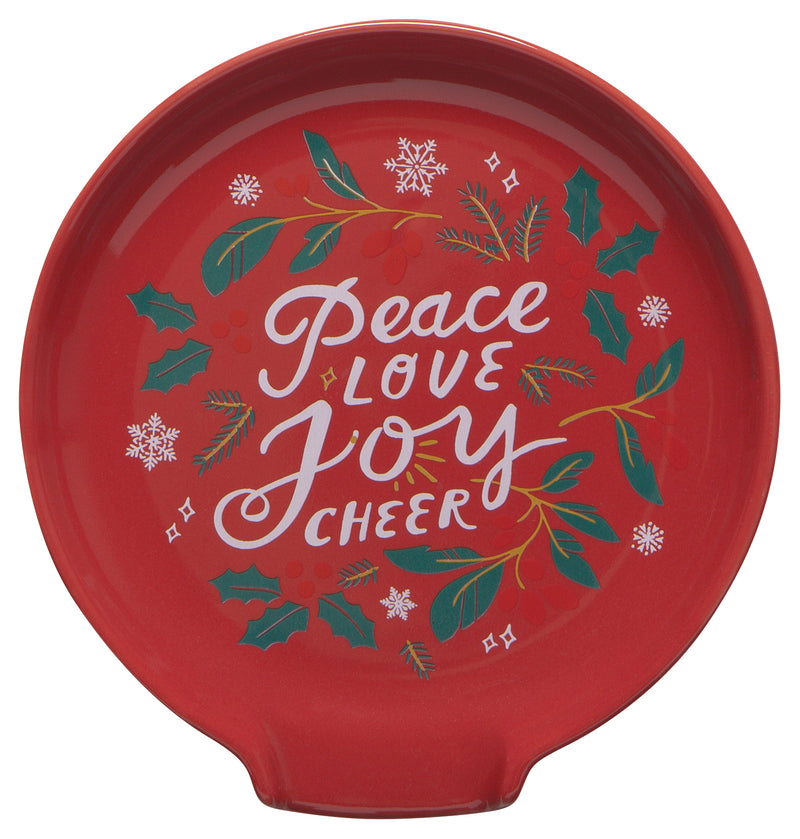 Holiday Messages Spoon Rest