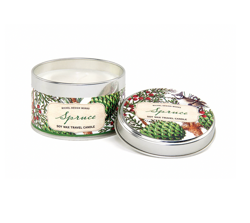 Spruce Travel Candle