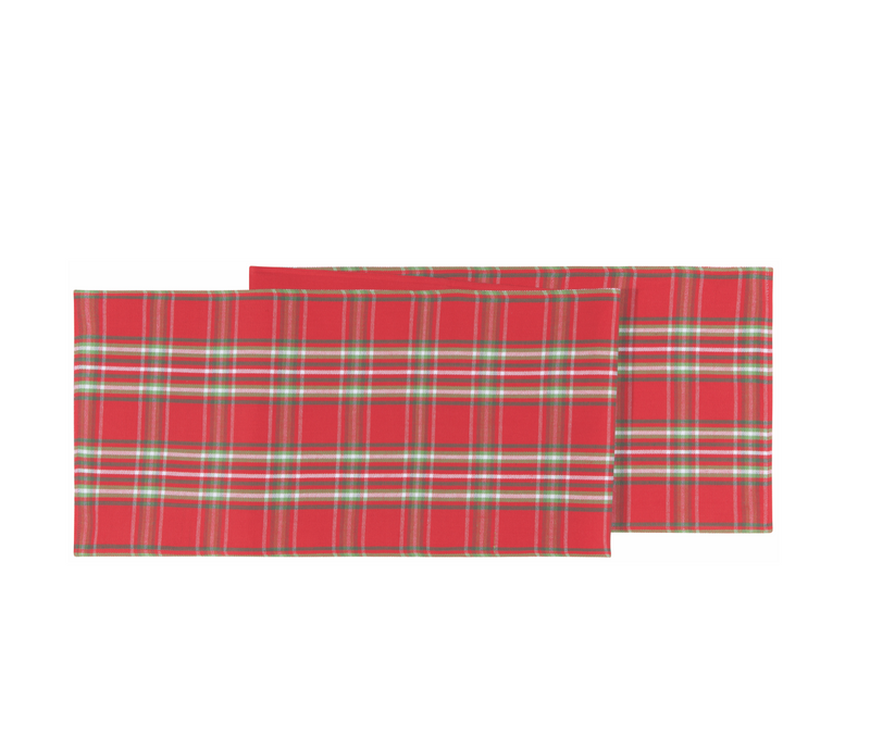 Red Plaid Runner