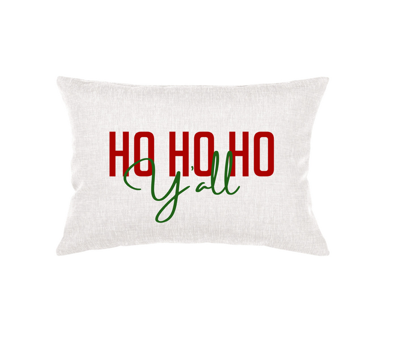 "Ho Ho Ho, Y’all" Pillow