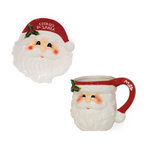 Santa Milk and Cookies Mug & Plate Set, Set of 2