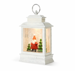 Lighted Musical Santa Lantern