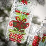 Christmas Packages Glass Ornament Set, Set of 2