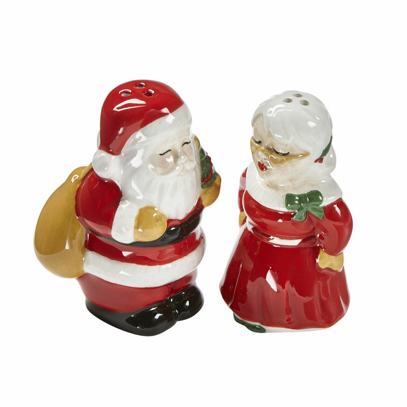 Santa and Mrs. Claus Salt & Pepper Shaker Set